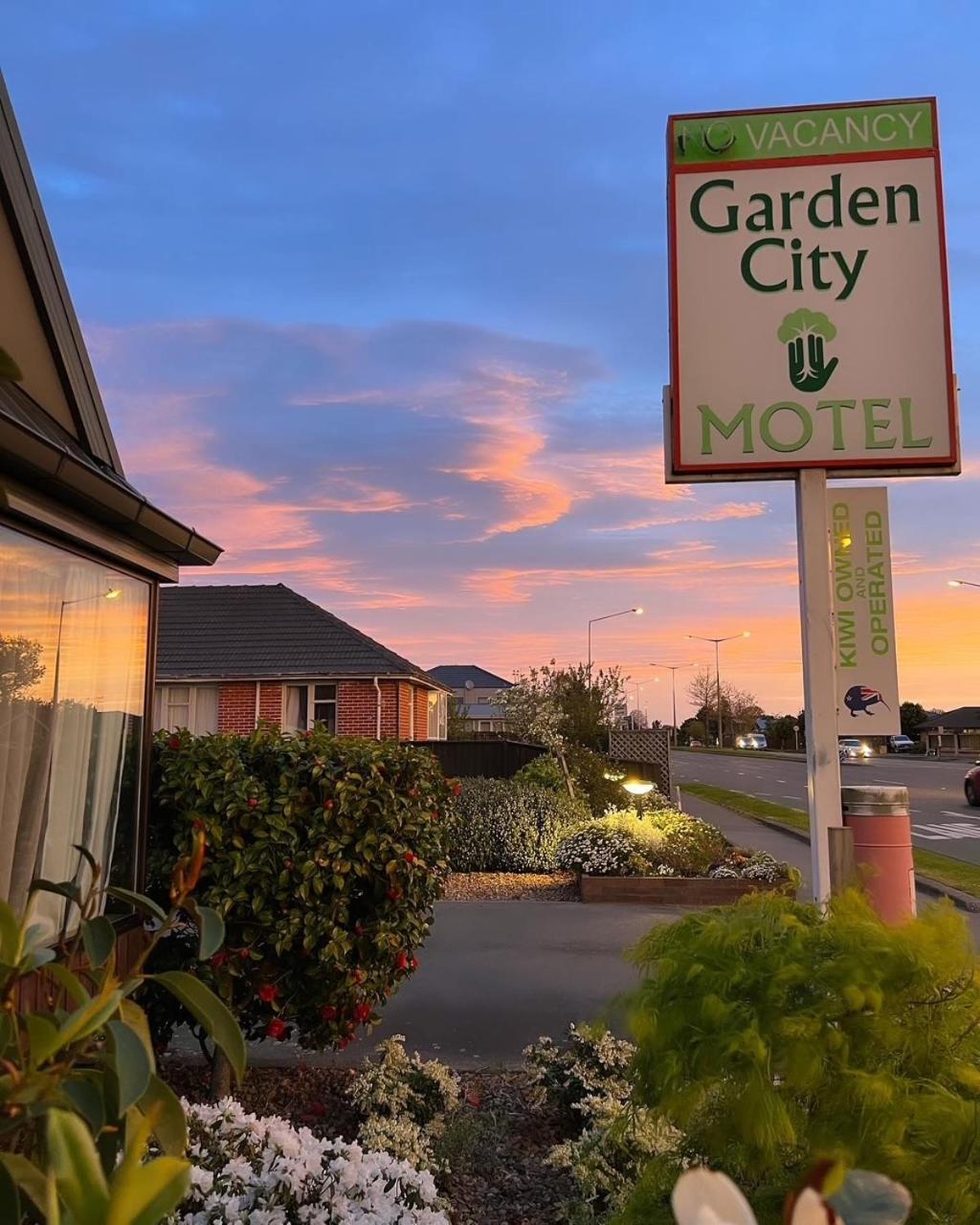 Garden City Motel Крайстчёрч Экстерьер фото